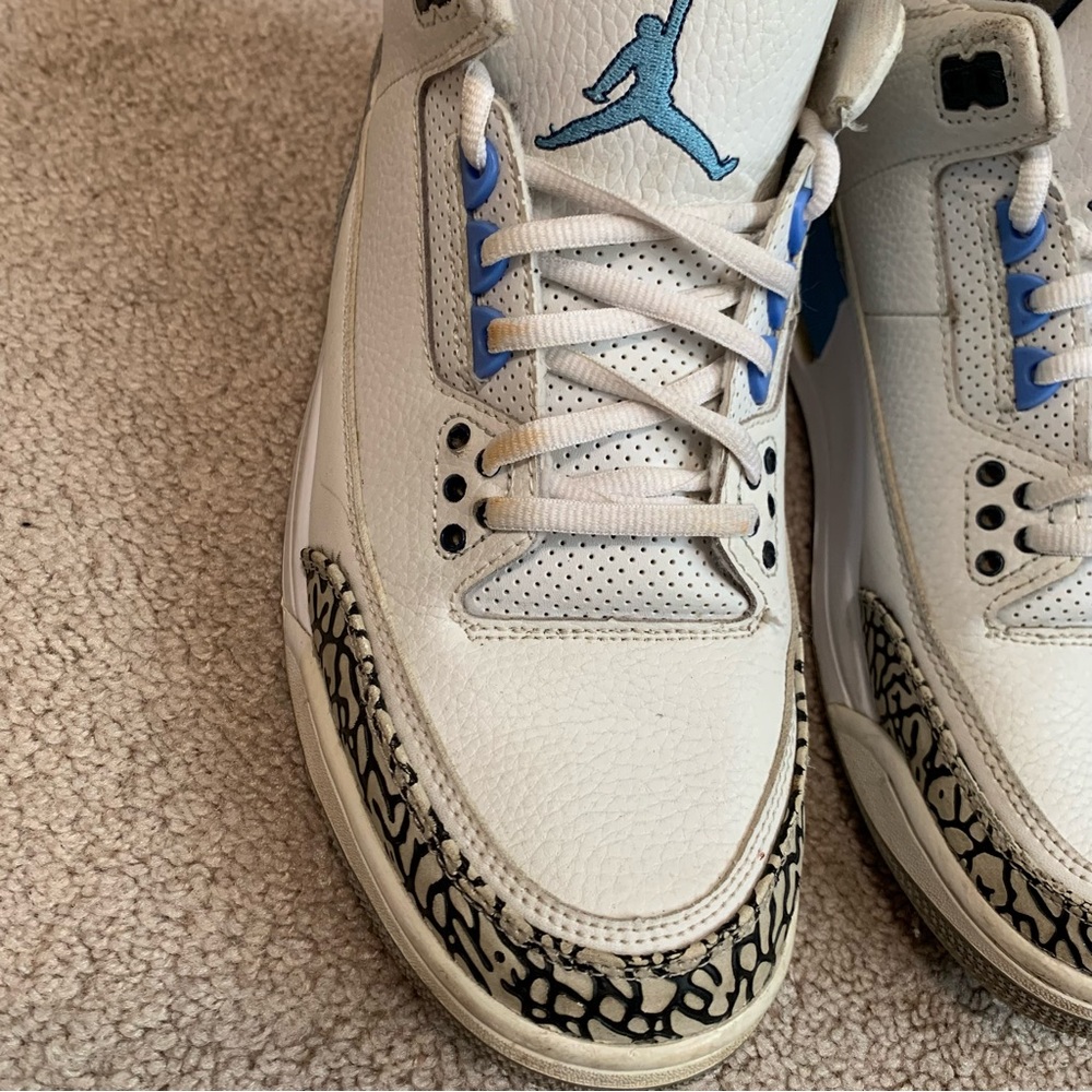 Air Jordan 3 retro mid unc ct8532-104 mens size 10 - Picture 3 of 15